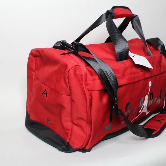Nike Air Jordan Jumpman Sport Duffel Bag Gym Red Shoe Garage Size M 60L New - Picture 3 of 7